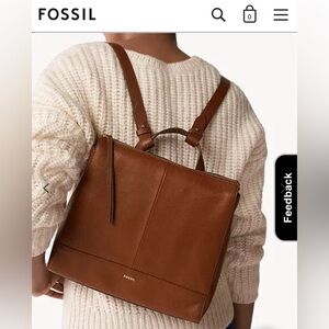 Fossil Elina Convertible Small Backpack NWT